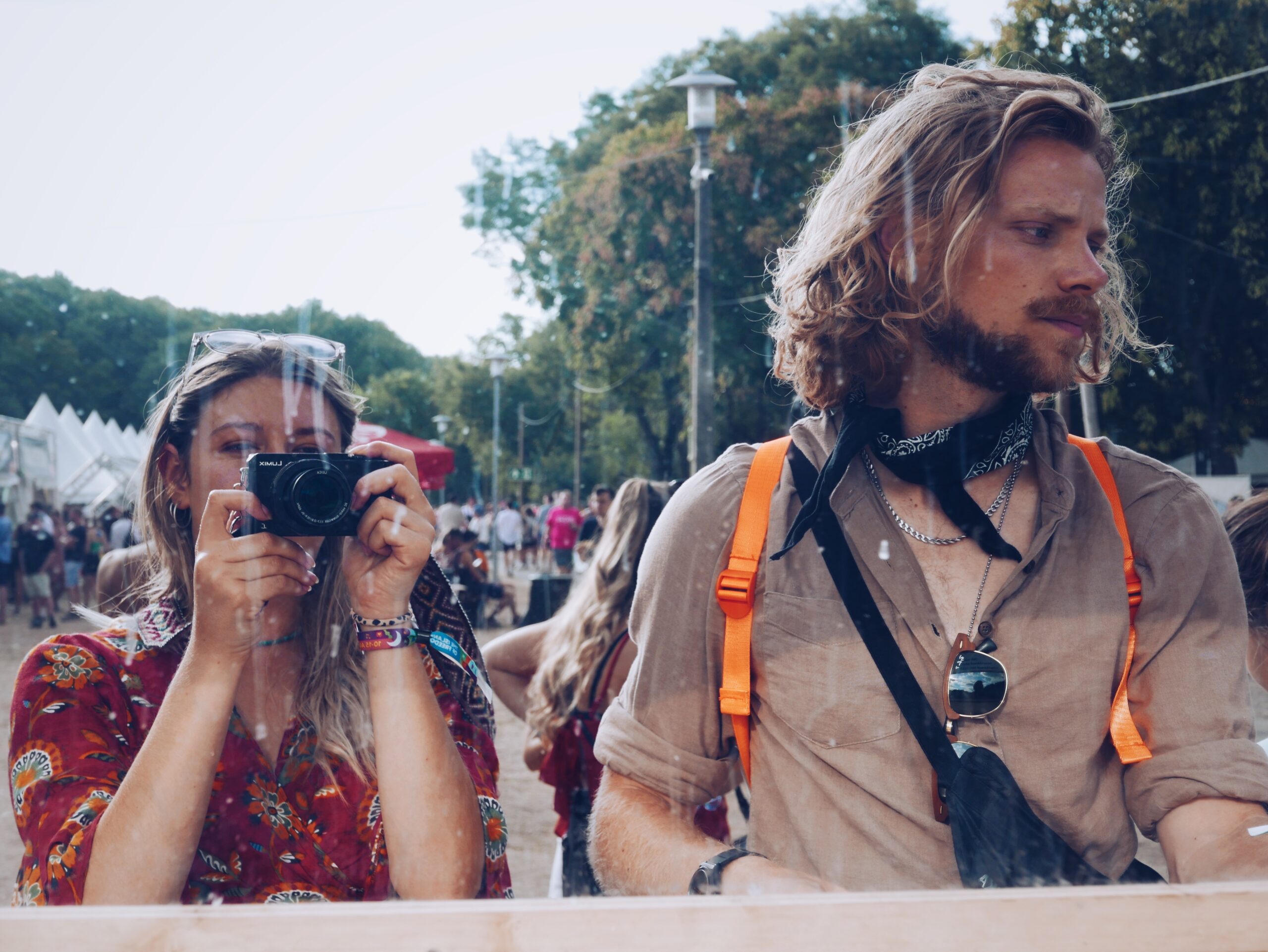 Stefan und Rebecca am Sziget Festival